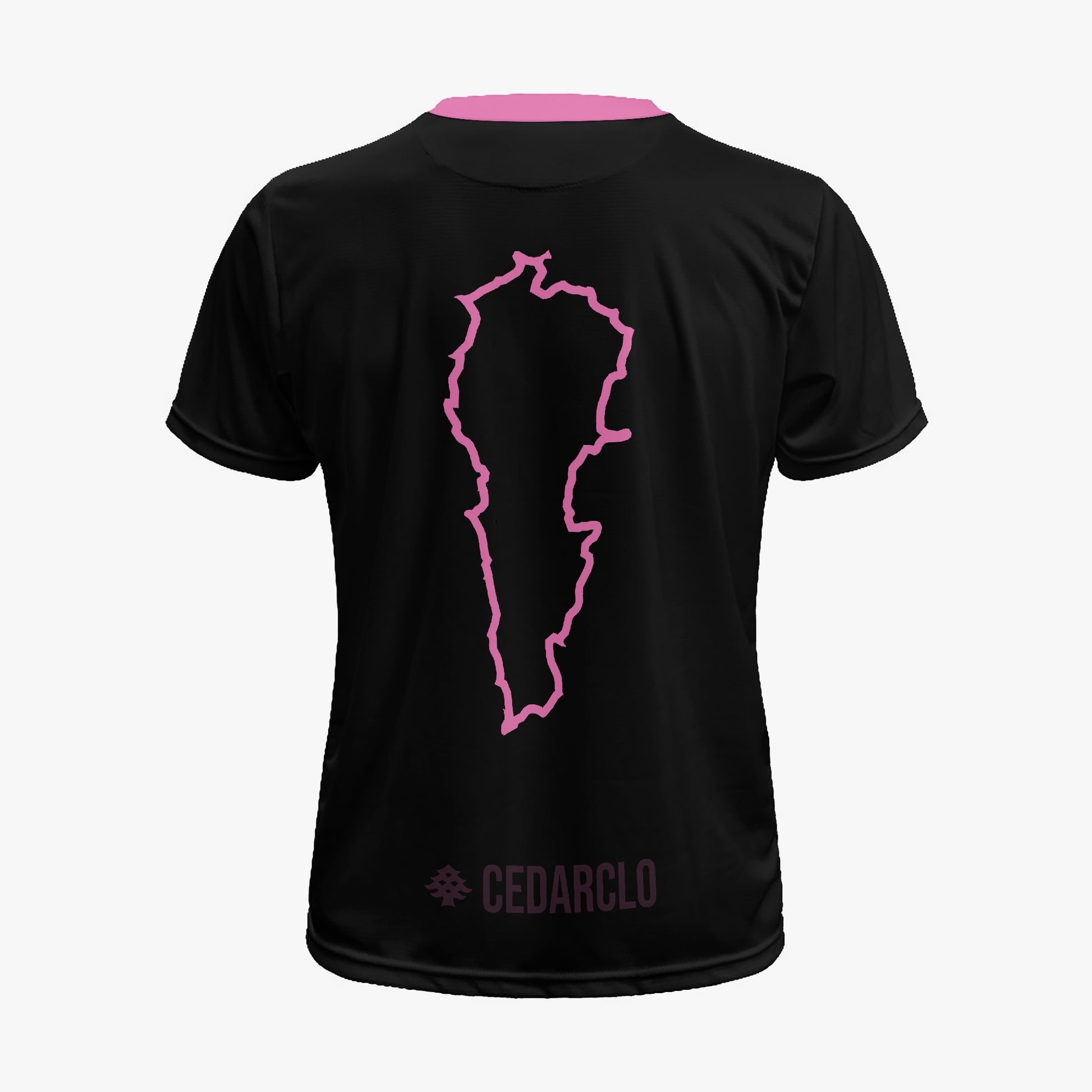 Pink på sort