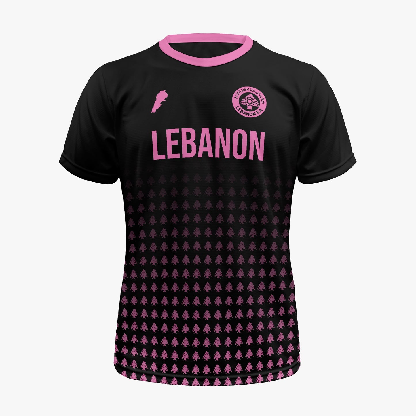 Pink på sort
