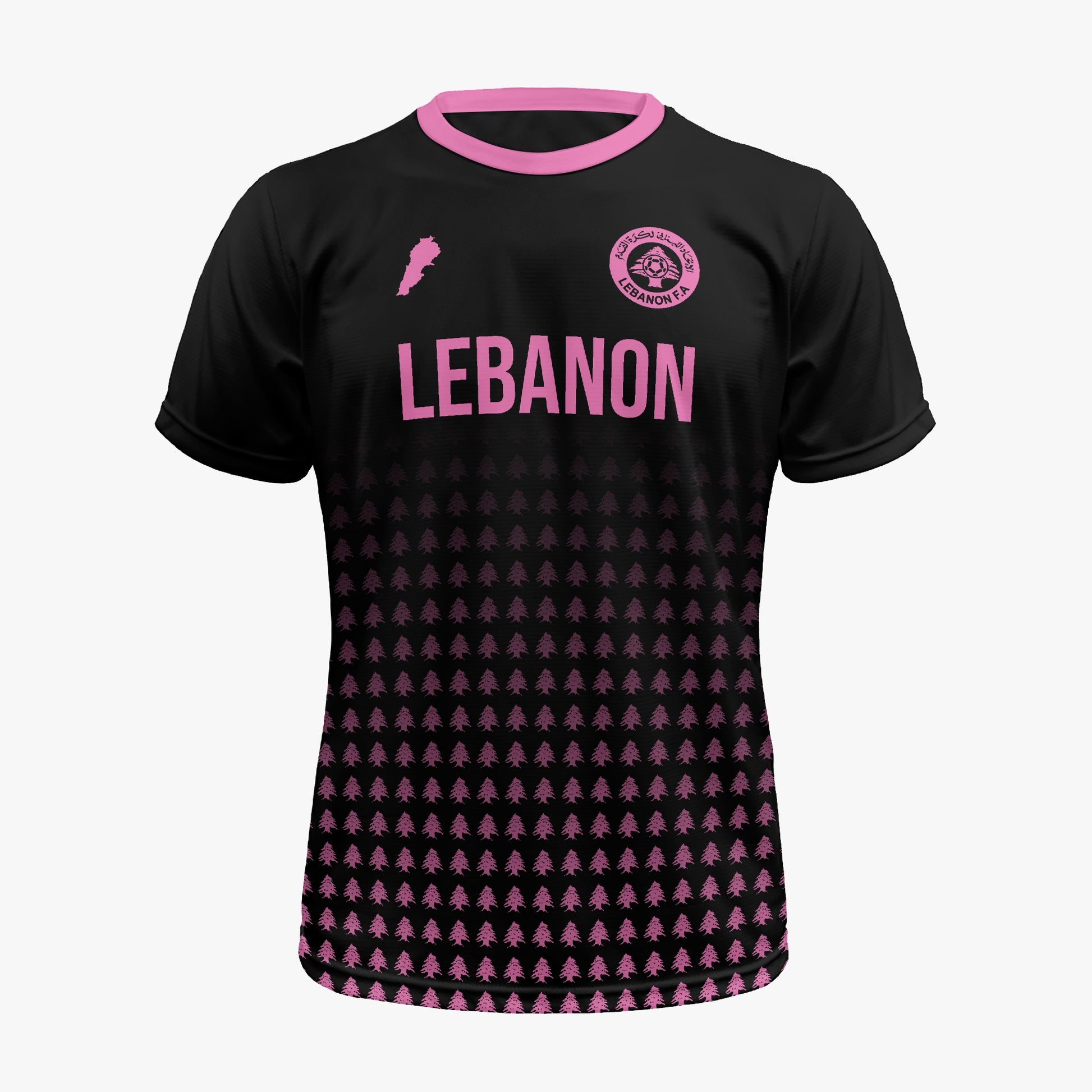 Pink på sort